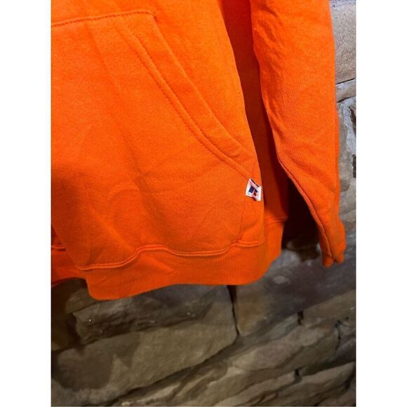 Vintage Y2K Russell Auburn Orange youth XL Hoodie  - Picture 2 of 5